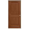 JELD-WEN 36 in. x 80 in. Santa Fe Hazelnut Stain Left-Hand Molded Composite Single Prehung Interior Door