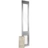 Endura Flap 10 in. x 19 in. Thermo Panel 3e Fits Patio Door 93.25 in. x 96.25 in. Tall in Satin Frame