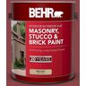 BEHR 1 gal. #MQ1-09 Haute Couture Flat Masonry, Stucco and Brick Interior/Exterior Paint