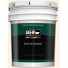 BEHR PREMIUM PLUS 5 gal. #M260-1 String Cheese Semi-Gloss Enamel Exterior Paint & Primer