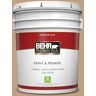 BEHR PREMIUM PLUS 5 gal. #S280-4 Real Cork Flat Low Odor Interior Paint & Primer