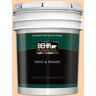 BEHR PREMIUM PLUS 5 gal. #P230-3 Vitamin C Semi-Gloss Enamel Exterior Paint & Primer