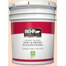 BEHR PREMIUM PLUS 5 gal. #250C-2 Sugared Peach Hi-Gloss Enamel Interior/Exterior Paint & Primer