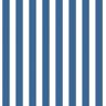 Tiny Tots 2 Cobalt Blue/White Matte Traditional Regency Stripe Design Non-Pasted Non-Woven Paper Wallpaper Roll