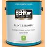 BEHR PREMIUM PLUS 1 gal. #PMD-68 Amber Sun Satin Enamel Low Odor Interior Paint & Primer