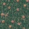 Graham & Brown William Morris At Home Bird and Pomegranate Deep Green Wallpaper