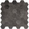 Avant Andes Dark Gray Stone 11.33 in. x 11.41 in. 4mm Stone Peel and Stick Backsplash Tiles (8pcs/7.2 sq.ft Per Case)