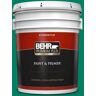 BEHR PREMIUM PLUS 5 gal. #480B-6 Treasure Isle Flat Exterior Paint & Primer