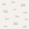 Chesapeake Green Briony Vehicles Matte Paper Non-Pasted Wallpaper Roll