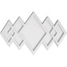 Ekena Millwork 1 in. P X 24 in. W X 16 in. H Zoe Architectural Grade PVC Contemporary Ceiling Medallion