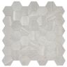 Avant Andes Gray Stone 11.33 in. x 11.41 in. 4mm Stone Peel and Stick Backsplash Tiles (8pcs/7.2 sq.ft Per Case)