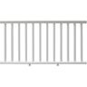 SIXTH AVENUE BUILDING PRODUCTS SUPPLYING THE WORLD Premium 6 ft. x 3 ft. White Vinyl Rail Fence Panel