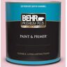 BEHR PREMIUM PLUS 1 qt. #M140-2 Funny Face Satin Enamel Exterior Paint & Primer