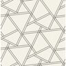 NextWall Railroad Geometric Vinyl Peelable Wallpaper (Covers 30.75 sq. ft.)