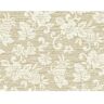 Seabrook Designs Saddle Tan Juno Island Floral Embossed Vinyl Unpasted Wallpaper Roll 60.75 sq. ft.