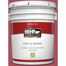 BEHR PREMIUM PLUS 5 gal. #T13-18 Ski Patrol Flat Low Odor Interior Paint & Primer