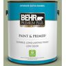 BEHR PREMIUM PLUS 1 gal. #PMD-36 Mountain Sage Satin Enamel Low Odor Interior Paint & Primer