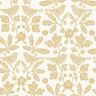 ERIN & BEN CO. Ochre Yellow Sparrow and Oak Paper Peel and Stick Matte Wallpaper