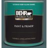 BEHR PREMIUM PLUS 1 qt. #MQ6-02 Walk Me Home Semi-Gloss Enamel Exterior Paint & Primer