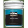 BEHR PREMIUM PLUS 5 gal. #M380-7 Alfalfa Extract Satin Enamel Exterior Paint & Primer