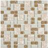 Merola Tile University Beige 11-3/4 in. x 11-3/4 in. Porcelain Mosaic Tile (9.8 sq. ft./Case)