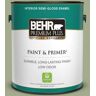 BEHR PREMIUM PLUS 1 gal. #PMD-36 Mountain Sage Semi-Gloss Enamel Low Odor Interior Paint & Primer