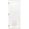 Pacific Entries 36 in. x 80 in. Shaker Unfinished 2-Panel Solid Core Primed Pine Wood Reversible Single Prehung Interior Door