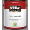 BEHR PREMIUM PLUS 1 gal. #PPU26-04 Falcon Gray Flat Low Odor Interior Paint & Primer