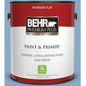 BEHR PREMIUM PLUS 1 gal. #570D-4 Colorado Springs Flat Low Odor Interior Paint & Primer