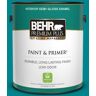 BEHR PREMIUM PLUS 1 gal. #500B-7 Tucson Teal Semi-Gloss Enamel Low Odor Interior Paint & Primer