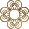 Ekena Millwork 3/4 in. x 26 in. x 26 in. Cohen Architectural Grade PVC Peirced Ceiling Medallion Moulding