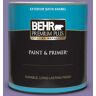 BEHR PREMIUM PLUS 1 qt. #M560-5 Second Pour Satin Enamel Exterior Paint & Primer