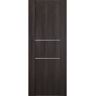 Belldinni Vona 01 2H 28 in. W x 80 in. H x 1-3/4 in. D 1-Panel Solid Core Veralinga Oak Prefinished Wood Interior Door Slab