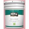 BEHR PREMIUM PLUS 5 gal. #130C-3 Raspberry Lemonade Semi-Gloss Enamel Low Odor Interior Paint & Primer