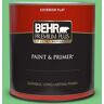 BEHR PREMIUM PLUS 1 qt. #P390-5 Garden Stroll Flat Exterior Paint & Primer