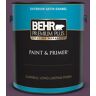 BEHR PREMIUM PLUS 1 gal. #T11-3 Strike a Pose Satin Enamel Exterior Paint & Primer