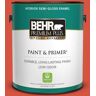 BEHR PREMIUM PLUS 1 gal. #T18-12 Spirit Warrior Semi-Gloss Enamel Low Odor Interior Paint & Primer