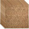 Fasade Border Fill 2 ft. x 2 ft. Cracked Copper Lay-In Vinyl Ceiling Tile (20 sq. ft.)