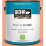 BEHR PREMIUM PLUS 1 gal. #P190-4 Siren Satin Enamel Low Odor Interior Paint & Primer