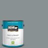 BEHR PREMIUM PLUS 1 gal. #MQ5-29 Gotham Gray Satin Enamel Low Odor Interior Paint & Primer