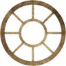 Ekena Millwork 16 in. O.D. x 4 in. I.D. x 1/2 in. P Grace Architectural Grade PVC Pierced Ceiling Medallion
