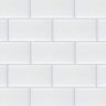 Merola Tile Santorini Biselado Blanco 4 in. x 7-7/8 in. Ceramic Wall Tile (11.0 sq. ft./Case)
