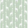 Chesapeake Green Vivi Giraffe Matte Paper Non-Pasted Wallpaper Roll