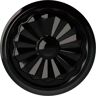 Ekena Millwork 7-7/8 in. x 1-1/8 in. Olivia Urethane Ceiling Medallion (Fits Canopies upto 2-1/8 in.), Hand-Painted Black Pearl