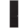 JELD-WEN 30 in. x 96 in. Monroe Black Painted Left-Hand Smooth Solid Core Molded Composite MDF Single Prehung Interior Door