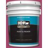 BEHR PREMIUM PLUS 5 gal. Home Decorators Collection #HDC-SM14-1 Fuschia Flair Satin Enamel Exterior Paint & Primer