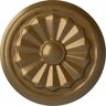 Ekena Millwork 7-7/8 in. x 1-1/8 in. Olivia Urethane Ceiling Medallion (Fits Canopies upto 2-1/8 in.), Hand-Painted Pale Gold