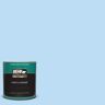 BEHR PREMIUM PLUS 1 qt. #P510-1 Greek Isles Semi-Gloss Enamel Exterior Paint & Primer