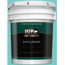 BEHR PREMIUM PLUS 5 gal. #P450-4 Hidden Sea Glass Semi-Gloss Enamel Exterior Paint & Primer