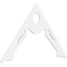 Ekena Millwork Pitch Cena 1 in. x 60 in. x 37.5 in. (14/12) Architectural Grade PVC Gable Pediment Moulding